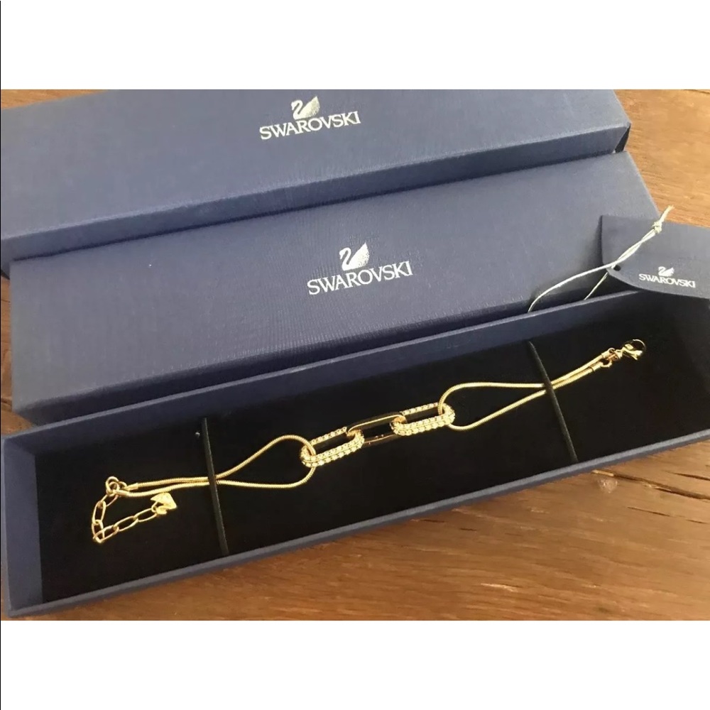 Swarovski Gold elegant bracelet